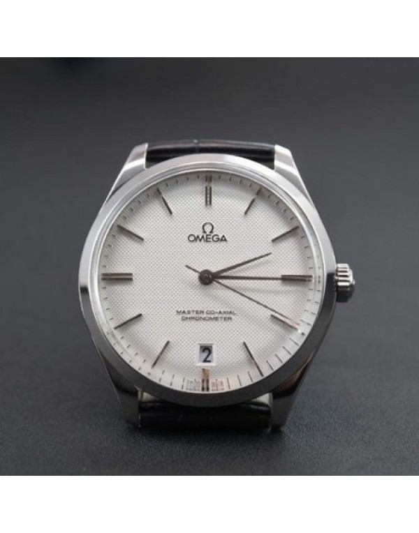 Replica Omega Master 40MM Stainless Steel White Di...
