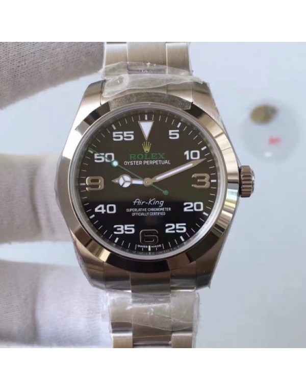 Replica Rolex Air-King 116900 V7 2018 Stainless St...