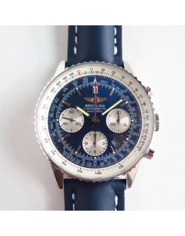 Replica Breitling Navitimer 01 AB0121211 AI Stainless Steel Blue Dial Swiss B01