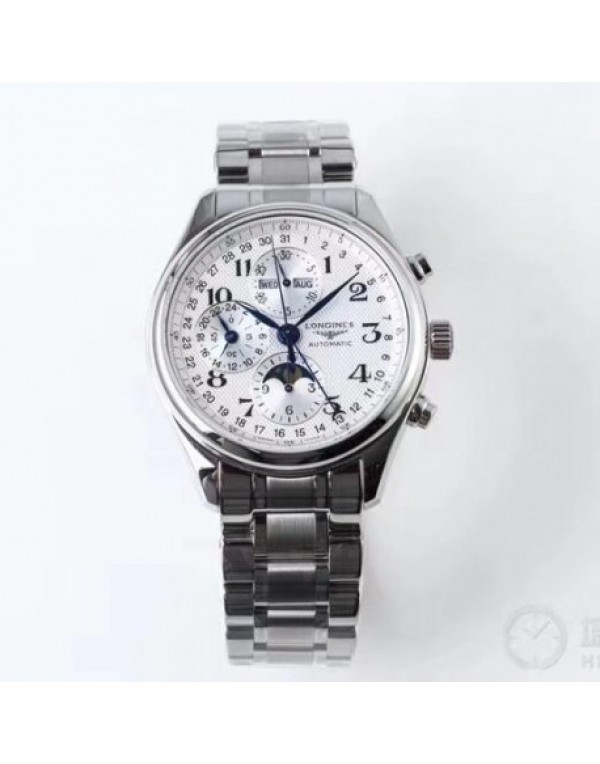 Replica Longines Master Collection Moonphase Chron...
