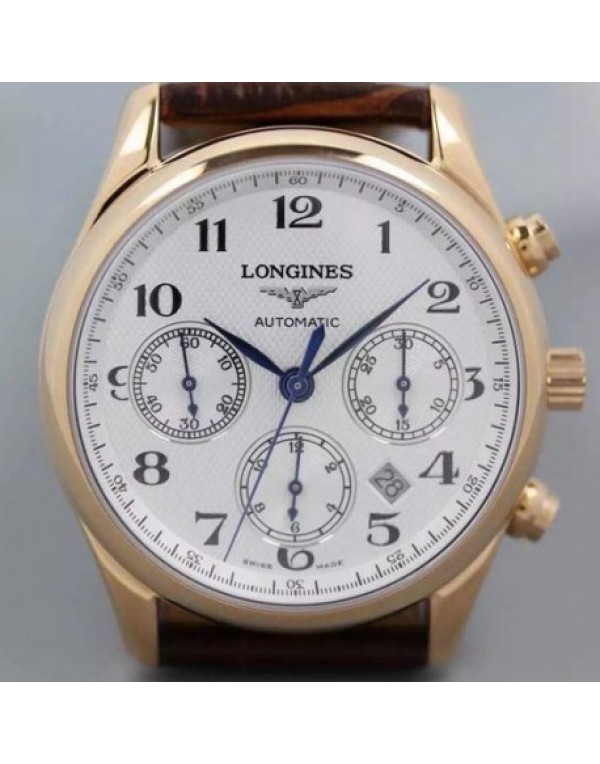 Replica Longines Master Collection Chronograph Ros...