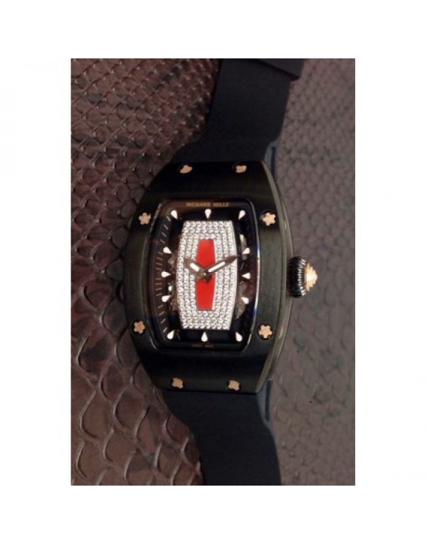 Replica Richard Mille RM007 Lady Rose Gold & P...