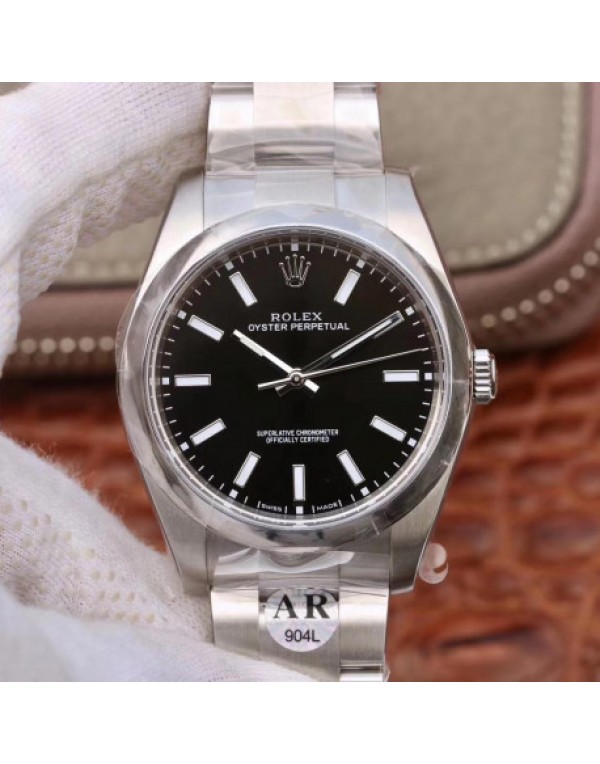 Replica Rolex Oyster Perpetual 39 114300 AR Stainl...