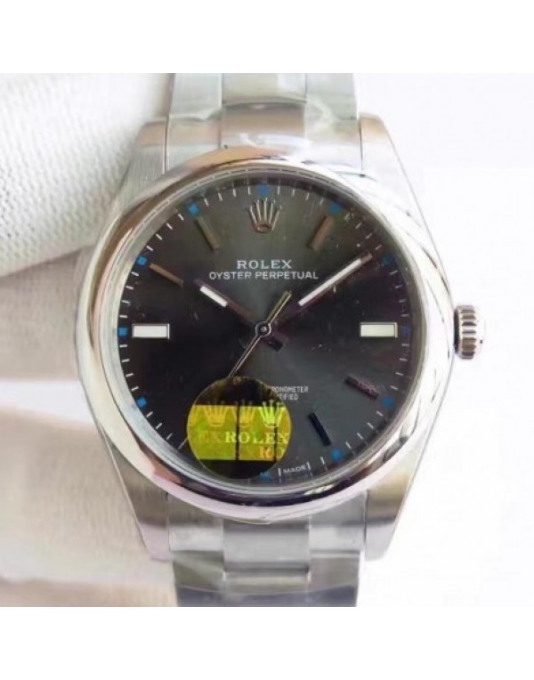 Replica Rolex Oyster Perpetual 39 114300 2018 UB Stainless Steel Anthracite Dial Swiss 2836-2