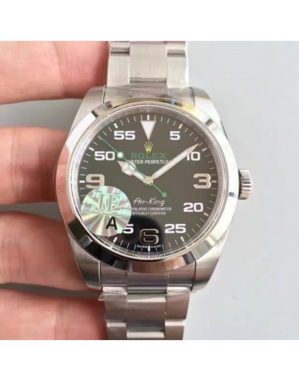 Replica Rolex Air-King 116900 JF Stainless Steel B...